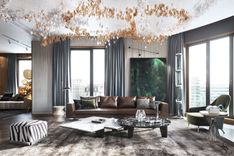 Exclusive penthouse project with terrace by Studia 54