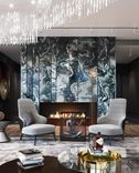 The unique Cipollino Ondulato marble possesses a vivid and dynamic pattern