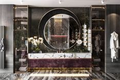 Interior of a luxury super-premium apartment in Moscow City by Studia 54