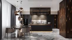 Design project of business class apartment in the USA by Studia 54