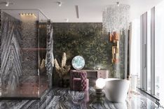 Interior of a luxury super-premium apartment in Moscow City by Studia 54