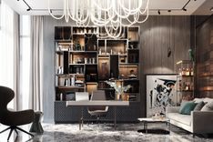 Interior design of a VIP residence in the elite village by Studia 54