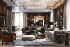 VIP apartment interior design in Moscow by Studia 54