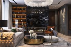 VIP apartment interior design in Moscow by Studia 54
