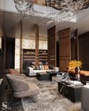 Exclusive interior design project for an expensive restaurant by Studia 54