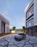 Дорогой ландшафтный дизайн для особняка в КП Березки от Studia 54