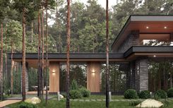 Architecture bureau Studia 54: modern style villa project
