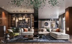 Spacious living room