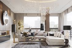 Apartment design in the Residential Complex "Krestovsky de luxe"