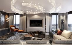 Interior design of luxury apartment by Studia 54