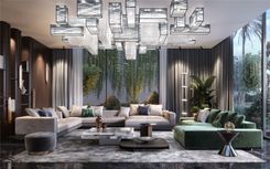 Interior design of a penthouse in Bluewaters by Studia 54