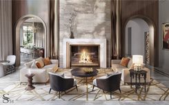 Expensive design project of a mansion in the USA by Studia 54
