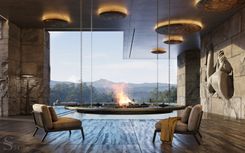 Premium architectural design of a mansion in India by Studia 54