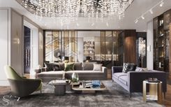 Элитный интерьер квартиры от Studia 54 в клубном доме премиум класса в Москве