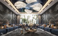 Interior design of a penthouse in Bluewaters by Studia 54