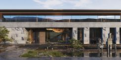 Architectural project of a luxury mansion in India by Studia 54