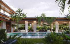 Luxury mansion in India: project by architectural bureau Studia 54