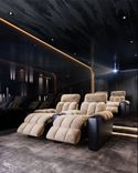 Cozy and luxurious home cinema