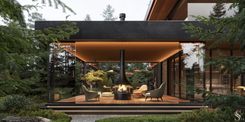 Cozy mansion in the forests of the Moscow region