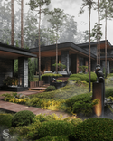 Project of a big luxury villa in Saint-Petersburg by Studia 54