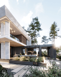 Two-storey mansion in light colors by Studia 54: elite architectural projects