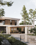 Two-storey mansion in light colors by Studia 54: elite architectural projects