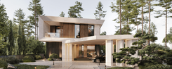 Two-storey mansion in light colors by Studia 54: elite architectural projects