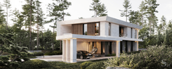 Two-storey mansion in light colors by Studia 54: elite architectural projects