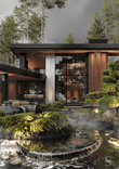 Luxury landscape design for a mansion in Moscow by Studia 54