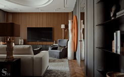 Exquisite interior design by Studia 54 for a hotel restaurant in St. Petersburg