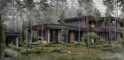 Project of a big luxury villa in Saint-Petersburg by Studia 54