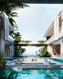 Luxury villas and cottages by Studia 54: project of the house in the Caribbean Sea