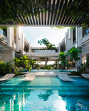Luxury villas and cottages by Studia 54: project of the house in the Caribbean Sea