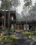 Project of a big luxury villa in Saint-Petersburg by Studia 54