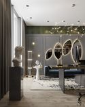 Дизайн интерьера luxury для квартиры в ЖК White Khamovniki от Studia 54