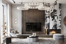 Design of a luxury apartment on Petrovsky Island by Studia 54
