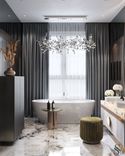 Interior design of business class apartment with terrace by Studia 54