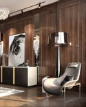 Interior design of business class apartment with terrace by Studia 54