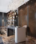 Design project of elite apartment with two terraces in Moscow by Studia 54