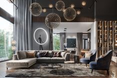 Project of elite one-storey house in Kazakhstan by Studia 54