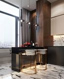 Exquisite apartment interior design in Moscow by Studia 54