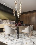 Интерьер класса люкс в роскошной квартире в Москве от Studia 54