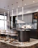 Design project of elite apartment with two terraces in Moscow by Studia 54