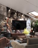 Exclusive attic design project in St. Petersburg by Studia 54