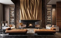 Fascinating interior design for an apartment in Saudi Arabia by Studia 54