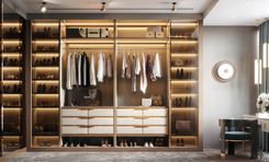 Interior design of business class apartment with terrace by Studia 54